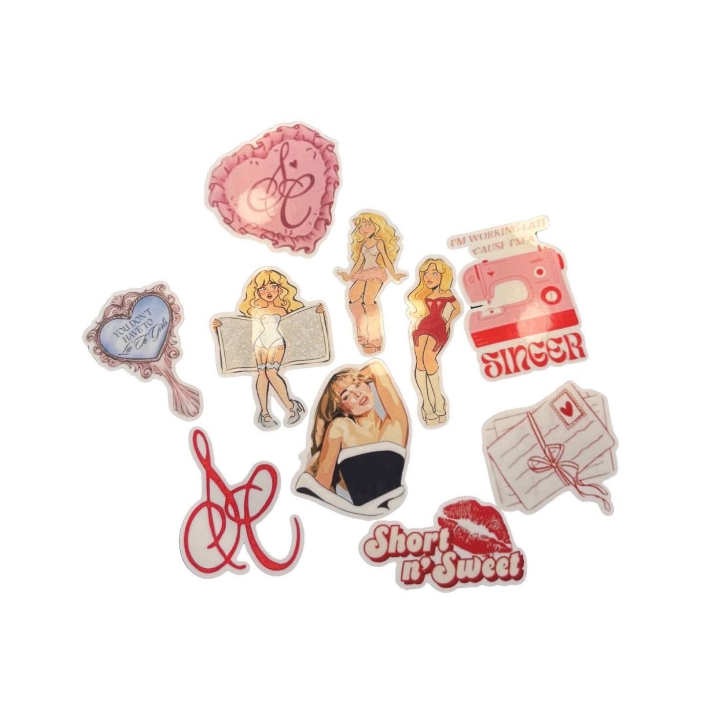 Short n Sweet Sticker Set | Fan Inspired